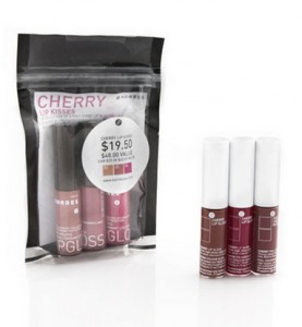 cherry lip kisses_383x414 Korres Cherry Lip Kisses Set