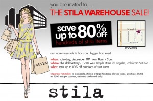 Stila Cosmetics LA Warehouse Sale 2011