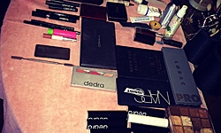 makeup to go blog oscars 2015 makeup set up awards tour arsenal