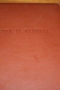 Outside cover of my Portfolio Book
