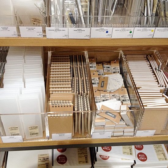 muji makeup organization paradise