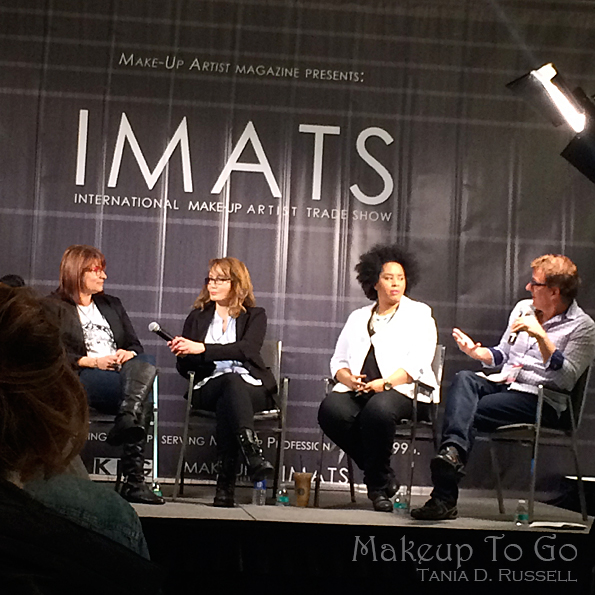 makeup to go blog a tale of two trade shows 2016 edition IMATS industry panel IMATS